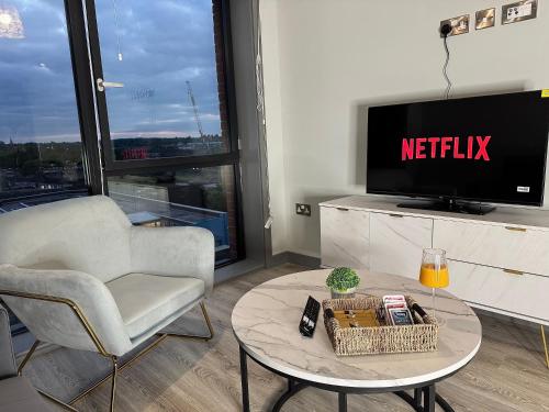 Luxurious flat in Birmingham City - King Size Bed - HD TV, Birmingham (fotografie 6)