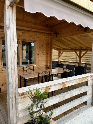 Iekārtas, Chalet détente (Chalet detente) in Montaut (Midi-Pyrenees)