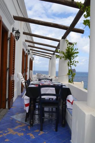 Erkély/terasz, Casa Augusta in Stromboli