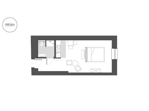 Relaks Apartamenty Room Type - Studio Apartment