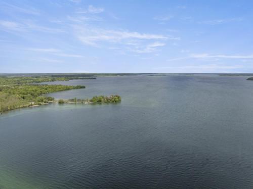 Wake to views of Leech Lake in Walker (MN)