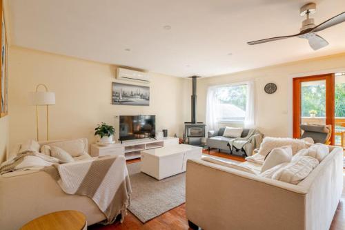 Panaromic Tree view Melbourne city in Kew