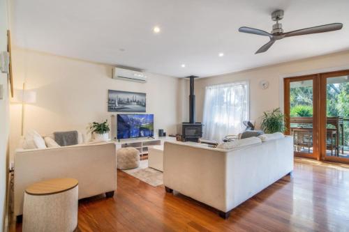 Panaromic Tree view Melbourne city in Kew