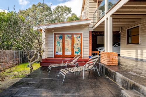 Panaromic Tree view Melbourne city in Kew