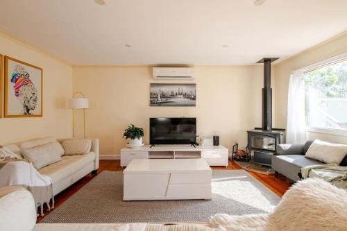 Panaromic Tree view Melbourne city in Kew