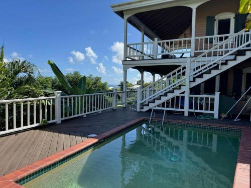 Πισίνα, Blue Pearl Villa in St John USVI in Central