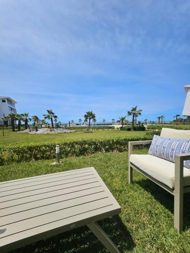 Garden, Beach Front Luxury Apartment Sidi Rahal in Sidi Rahal