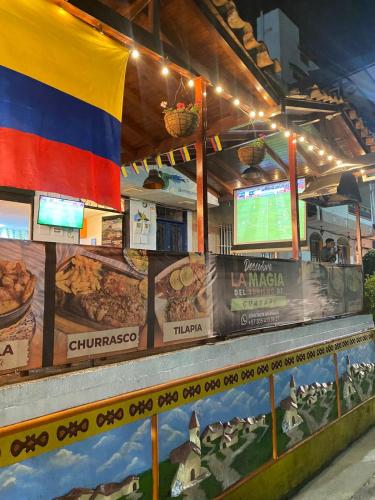 Restaurant, Hotel La Aldea in Guatape