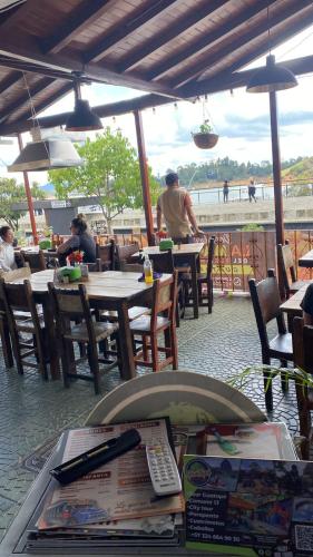 Restaurant, Hotel La Aldea in Guatape