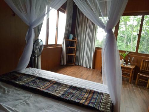 Deluxe Double Room room in Pù Luông Sala Homestay