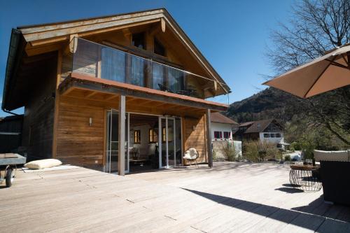 A szálláshely kívülről, Alpen Lodges Gindels für 10 (Alpen Lodges Gindels fur 10) in Rettenberg