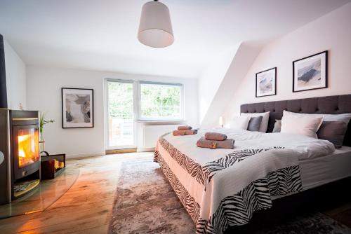 Stilvolle Apartments mit Kamin - Schlossblick und 2-4 Zimmer 50-140qm - nahe A1 und Schloss Burg - K - Wupper