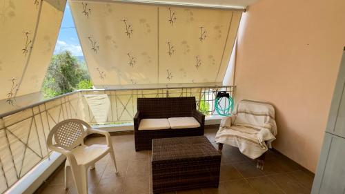 parveke/terassi, Το Φιλόξενο Σπιτάκι! - The Friendly Nest ! (Το Φιλοξενο Σπιτακι! - The Friendly Nest !) in Paralio Astros