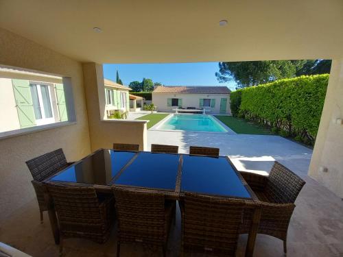 Iekārtas, Villa Césarine 4 étoiles, 8 pers, 4 chambres, piscine privée, poolhouse, clim (Villa Cesarine 4 etoiles, 8 pers, 4 chambres, piscine privee, poolhouse, clim) in Saint-Paul-Les-Fonts