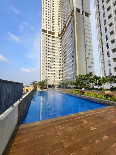 View, Vasanta Apt 2BR Oasis Bisnis with Pool,Onsen&Gym near Klinik Medika