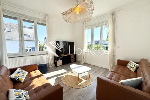 Spacieuse maison rénovée avec goût - Tout à pied - Location saisonnière - Larmor-Plage