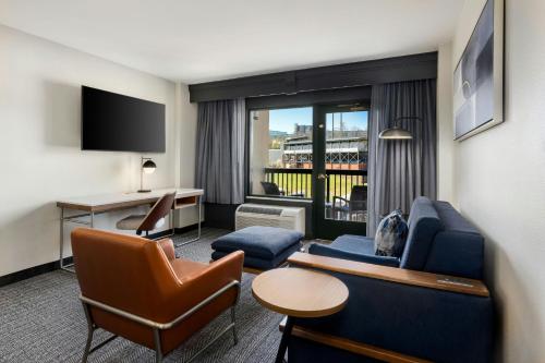 One-Bedroom King Suite with Sofa Bed and Balcony