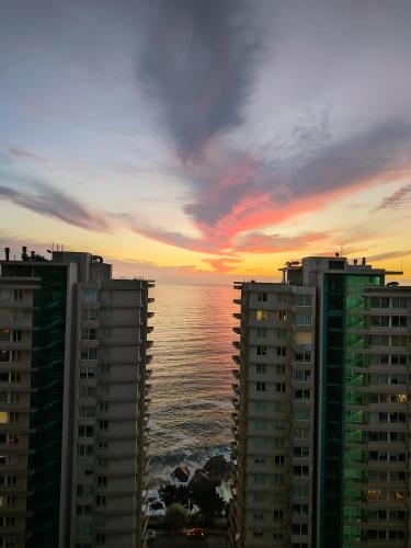Reñaca Paraíso Azul - Departamento precioso con dos dormitorios en suite, sol y vista al mar (Renaca Paraiso Azul - Departamento precioso con dos dormitorios en suite, sol y vista al mar) in Concon