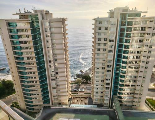 Reñaca Paraíso Azul - Departamento precioso con dos dormitorios en suite, sol y vista al mar (Renaca Paraiso Azul - Departamento precioso con dos dormitorios en suite, sol y vista al mar) in Concon