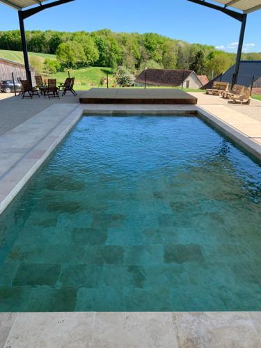 Swimming pool, Gite de la Forge, le Grenier in Chatillon-sur-Indre