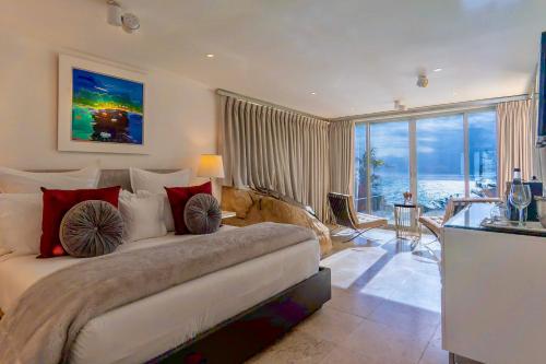 Habitación doble, superior, vistas al mar, terraza