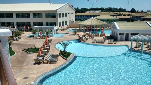 Aussicht, LACQUA-C-FOGAO 5pessoas Park 24horas Caldas Novas in Caldas Novas