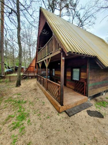 صالة مشتركة/ منطقة التلفزيون, Domek Okonin in Elgiszewo