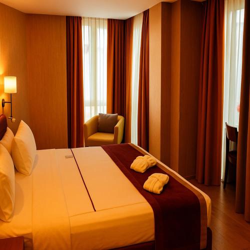Doppelzimmer, deluxe, mit aussicht, whirlwanne