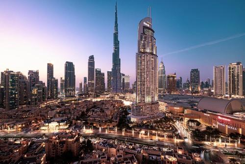 Lux apartment with full Burj View - 5 min walk to Dubai Mall, Dubai