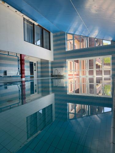 Swimming pool, Hotel Certuv Mlyn, Zelezna Ruda, Sumava in Spicak
