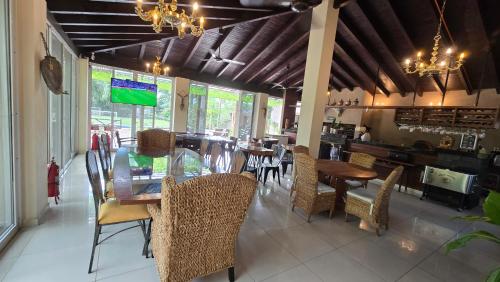 餐廳, Estanzuela Eco Lodge in 伊陶瓜