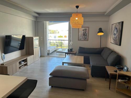 Athens Riviera, Modern Vouliagmeni Flat at Cape of Lemos