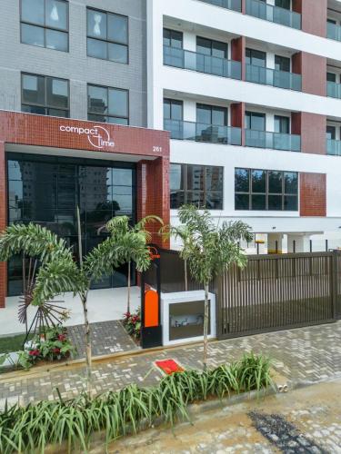 Exterior view, Compact Time apto 406 Lindo Flat in Joao Pessoa City Center
