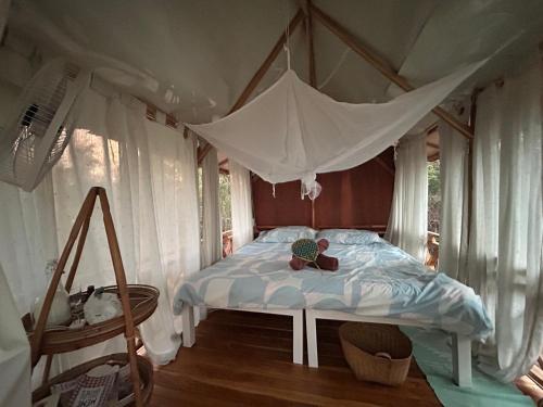 1 double bed