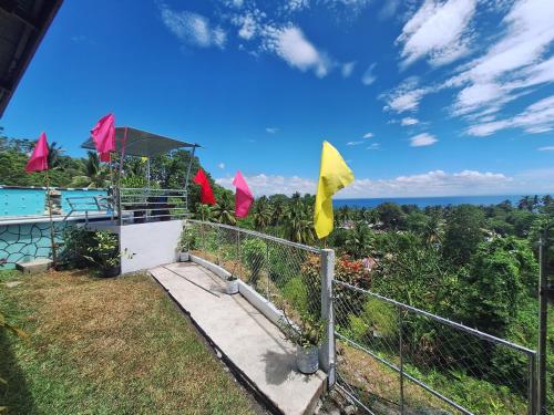Island samal overlooking view house with swimming pools near Repelling Platform