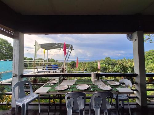 Island samal overlooking view house with swimming pools near Repelling Platform