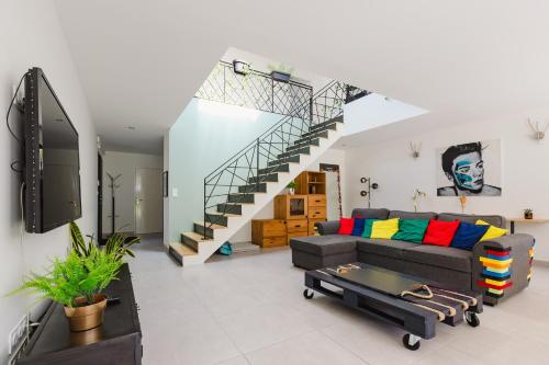 Iekārtas, La Villa Pop & Steel - maison avec 4 chambres in Laille (Ille-et-Vilaine)