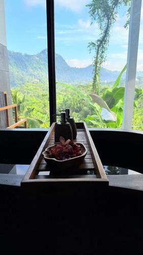 발리 Sidemen padi villas 3성급 호텔 전망