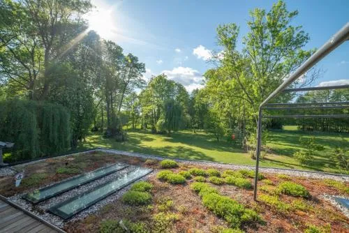 Modernes Gartenatelier am Mühlenfließ in Görsdorf, Deutschland