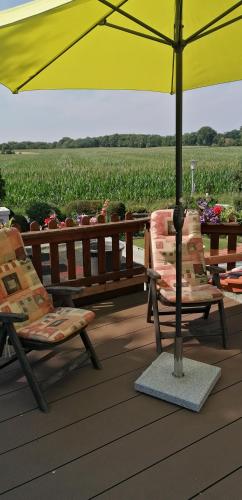 A szálláshely kívülről, Bei Oparius in Ganderkesee