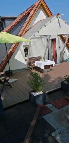 A szálláshely kívülről, Bei Oparius in Ganderkesee