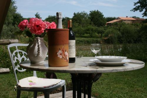 Balkons/terase, Peony Lodge - The Good Life in France in La Chapelle-Thémer