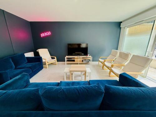 "Arago" Grande maison familiale proche des plages