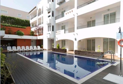 泳池, Aparthotel Puerto Mar in 彭尼斯科拉鎮中心