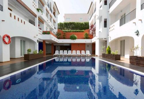 泳池, Aparthotel Puerto Mar in 彭尼斯科拉鎮中心
