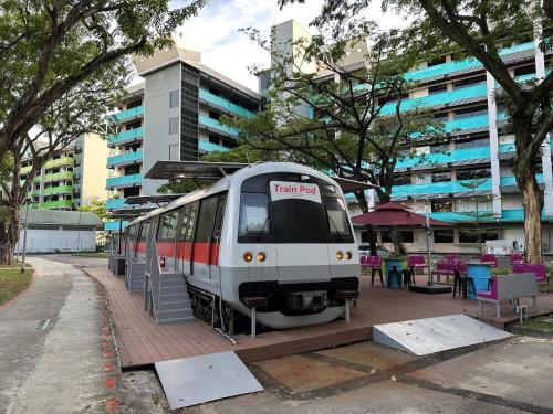 Train Pod at one-north, Singapur (fotografie 3)