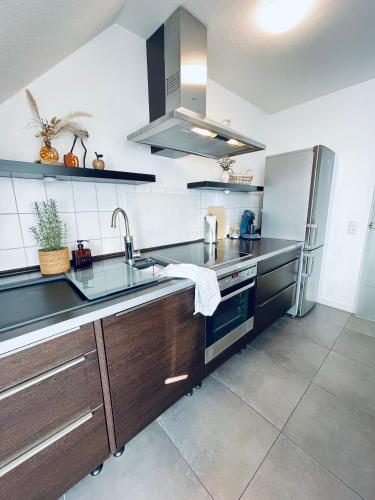 廚房, Ferienwohnung Seelenliebe in 凱沃拉爾鎮中心