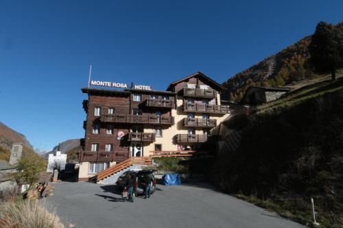 Monte Rosa in Saas-Grund, Schweiz