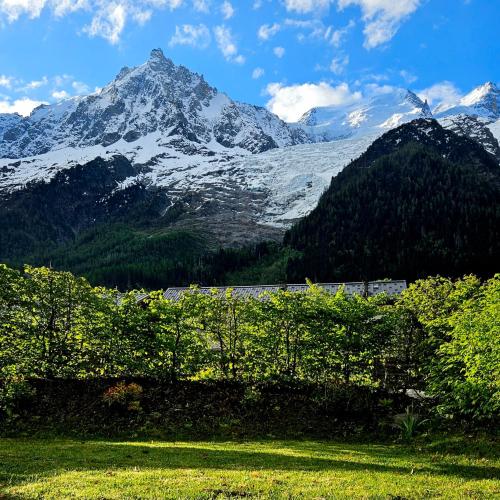 Le Chalet d'Alice Vue MontBlanc in Les Praz d'en Bas