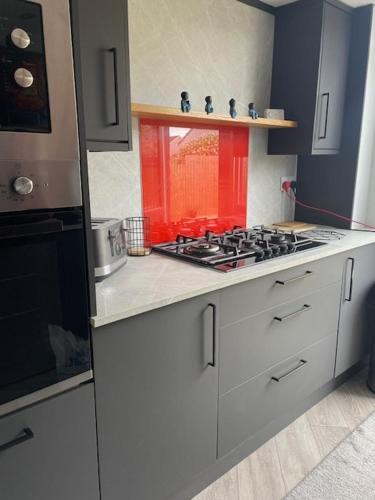keuken, Modern flat in quiet residential cul-de-sac in Kilwinning
